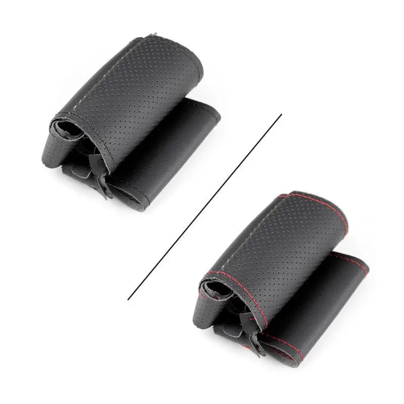 For Mercedes Benz C-Class W203 2001 2002 2003 2004 2005 2006 2007 Microfiber Leather Car Steering Wheel Cover Protective Trim