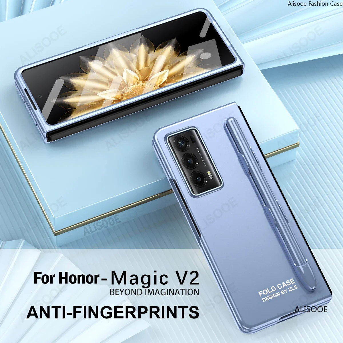 with Touch Pen Slot Capa for Honor Magic V2 Case Pen Slot Front