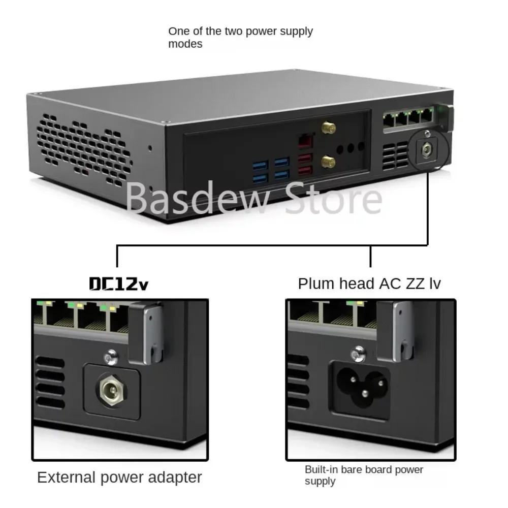 

Soft Routing Itx Supports Internal and External Power Supplies 2.7-liter Mini DC-RLY