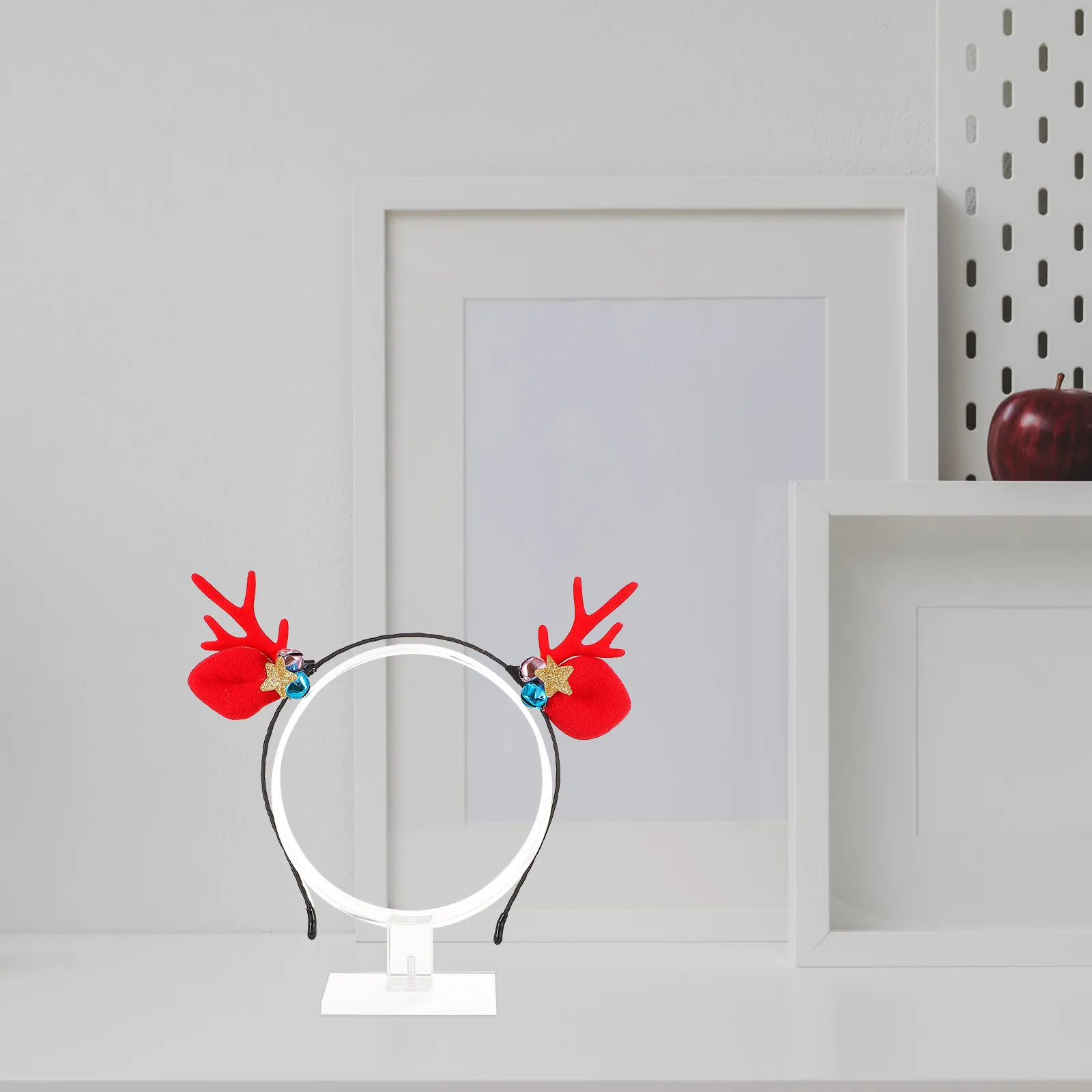 

Acrylic Round Headband Display Stand Hairband Holder Rack for Home Travel Salon Organization Elegant Smooth Finish Hair
