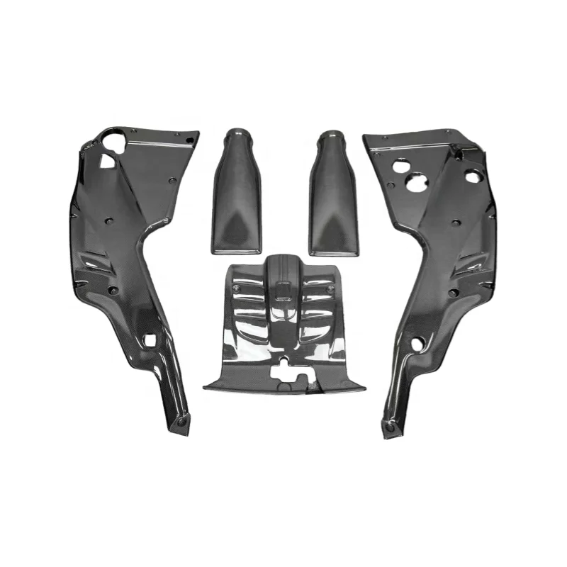 

For Ferrari F12 OEM Style Dry Carbon Fiber Engine Hood Compartment Interior Plate Intake Box Cover