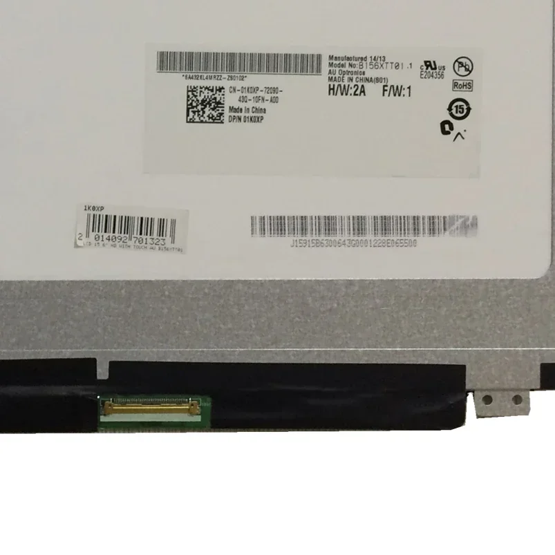 B156XTT01.1 cabe em 15,6 polegadas 40 pinos com tela digitalizadora para laptop LED TOUCH