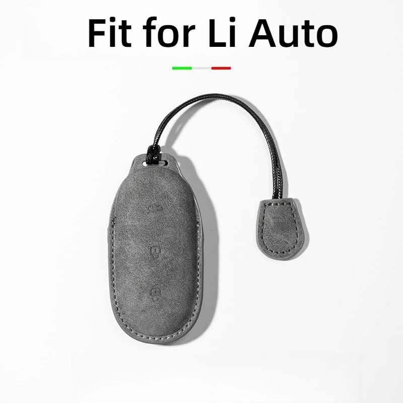 

Fit for Li Auto L7 L9 L8 L6 Car Key Card Holder Smart Card Case Suede Protective Shell