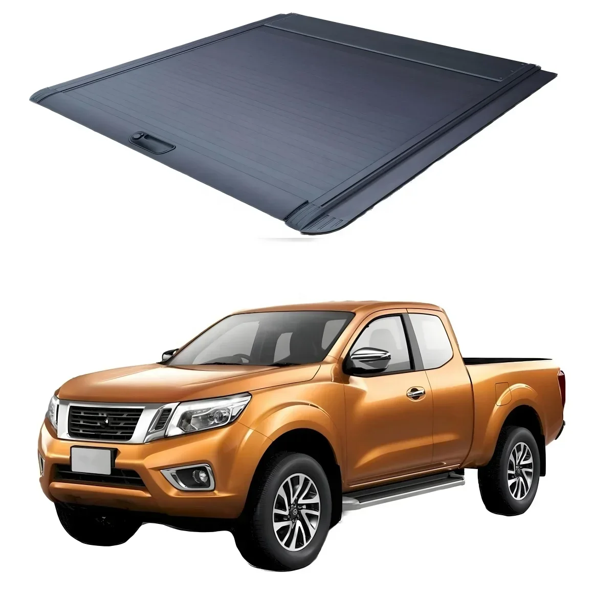 

High quality wholesale aluminum alloy pickup truck compartment cover, manual roller shutter Suitable for Ford F150.