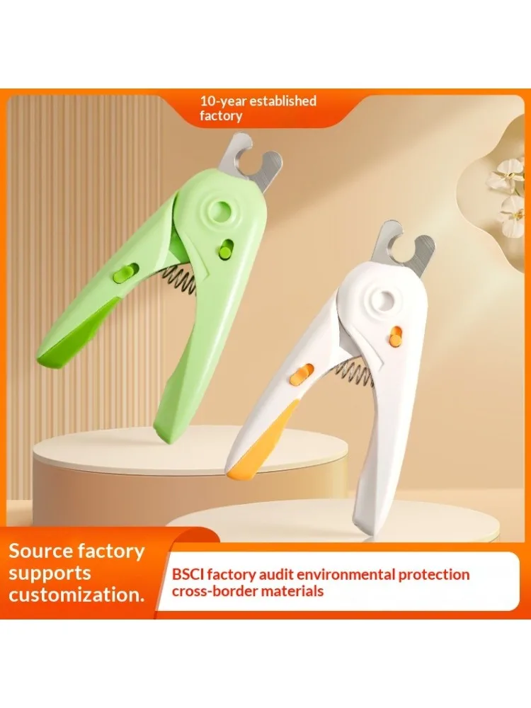 Pet Nail Clipper Anti-Bleeding Design, Avoid Cutting Quick, Nail Trimmer for Cats and Dogs Pet Grooming Supplies