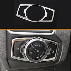 My Good Car Car Headlight Switch Trim Decorative Sequins Cover Sticker for Ford Focus 3 4 MK4 2014 2015 2016 2017 Accessorie