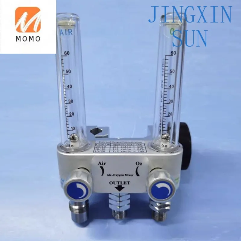 Air Oxygen O2 FLOW Meter Mixer BLENDERAD3000-SPR 3 Years Float Metal Ball AD3000-SPR CN;GUA Pigeon Single 0~15lpm or Higher