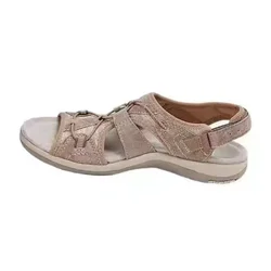 Sandalias deportivas con agujeros para mujer, Calzado cómodo con punta abierta, antideslizante, recortado, suave, Verano