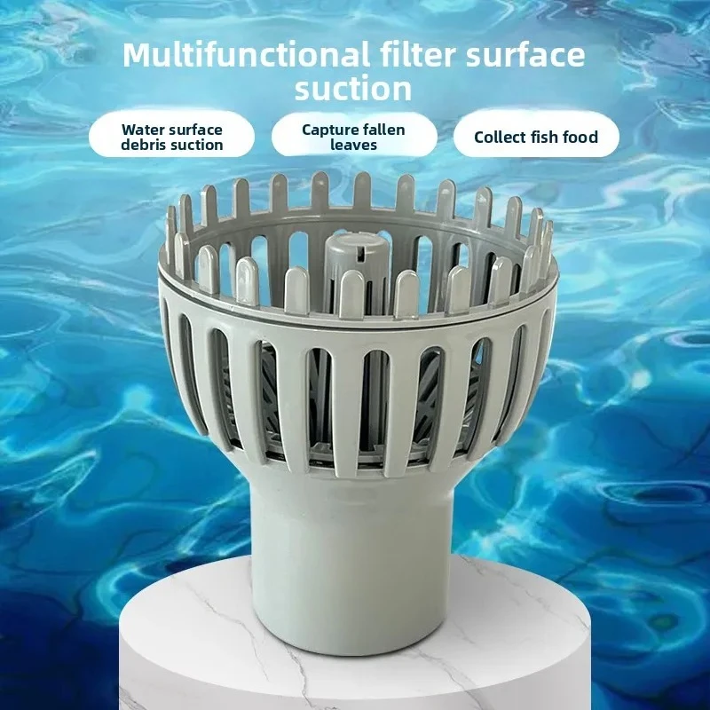 Automatischer schwimmender Oberflächenabscheider für Fischteiche zur Sammlung von Blättern und Müll, Wasseroberflächenreinigung, Teichpflegeausrüstung – Detail 1