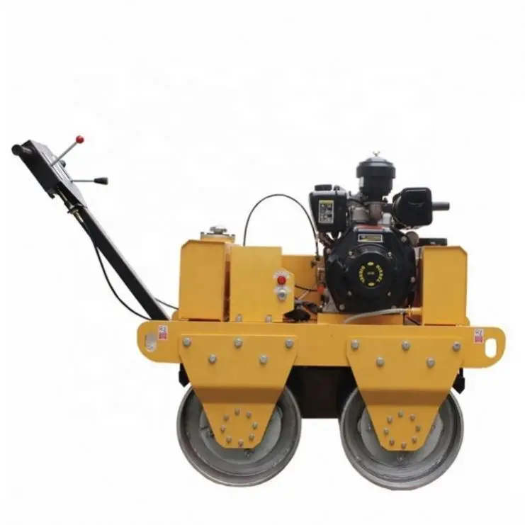 Image 4: Petit rouleau vibratoire à tambour unique adapté à la construction routière - Vente chaude