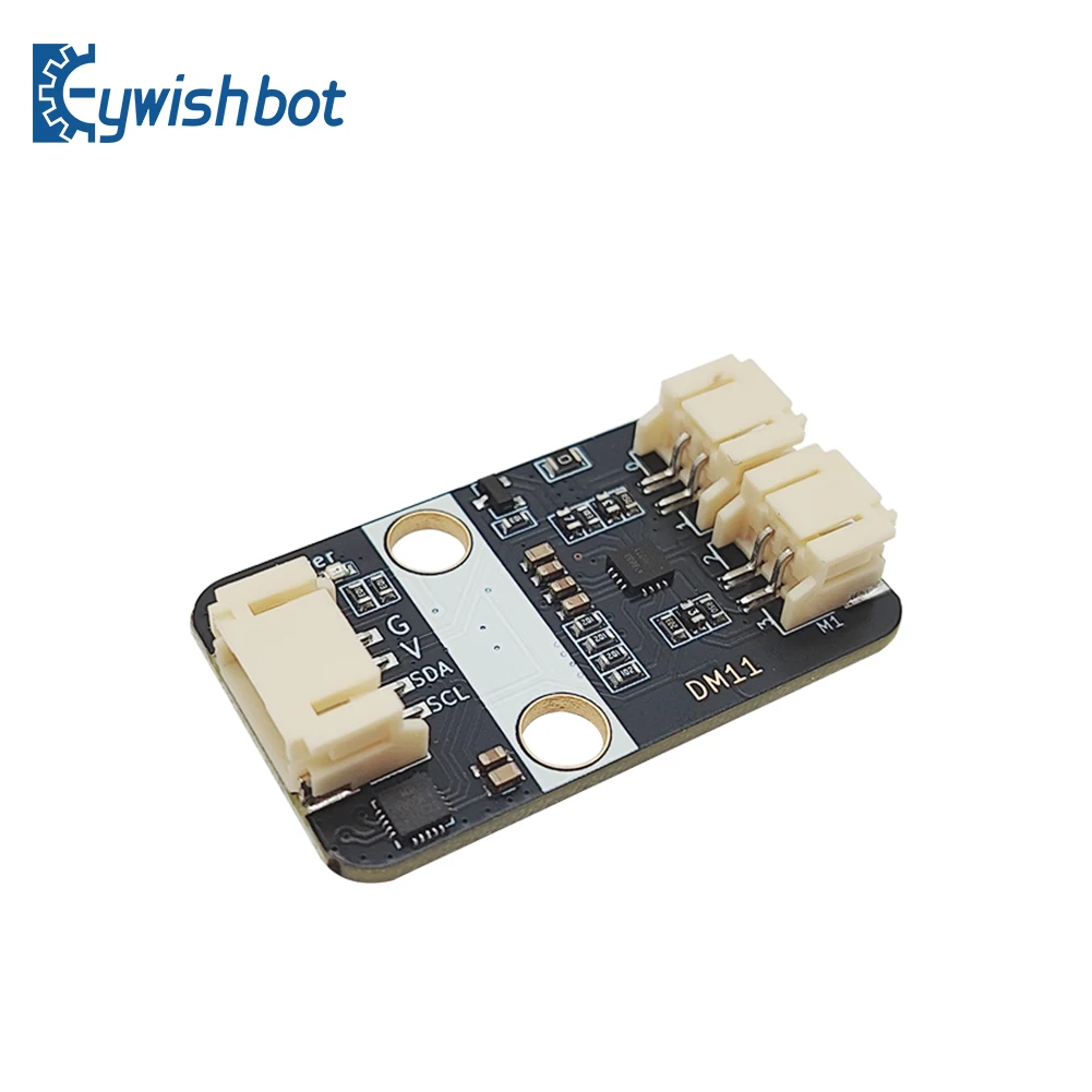 Dm11 Dual Motor Driver Module. It Is Controlled By I2c And Can Drive 5v Small Motors, Suitable For Arduino And Esp32.