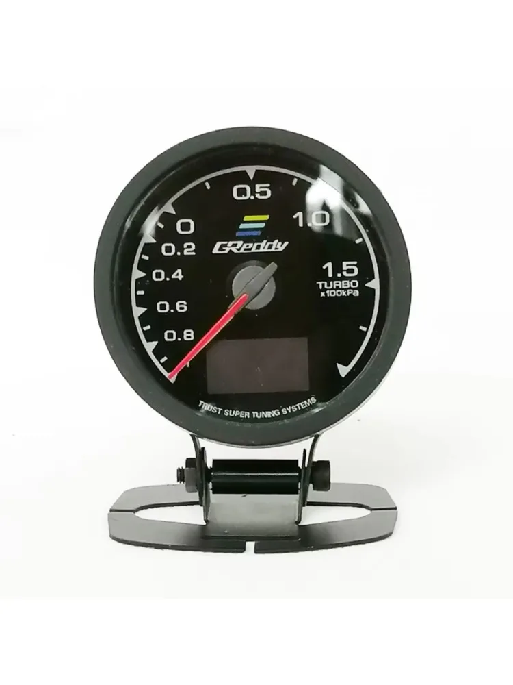 62MM GReddi Messgerät 7-Farben-LED Digitalanzeige Boost Turbo Volt Display Wasser- & Öltemperatur Kraftstoffdruck Drehzahl Vakuum AFR Anzeige