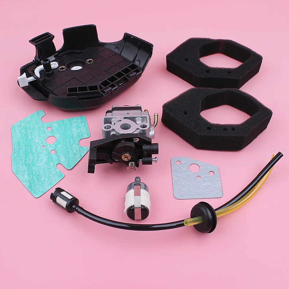 Vergaser Luftfilter Abdeckung Gehäuse Assy Für Honda GX25 GX25NT HHT25S Luft Kraftstoff Filter Linie Kit 4 Hub Rasenmäher motor Teil