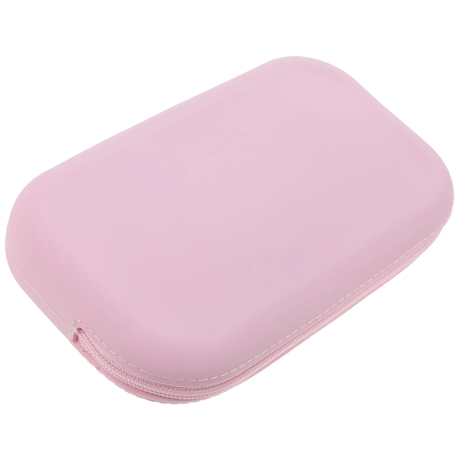 

1 Large Capacity Silicone Pencil Case Pink Aesthetic Stationery ganizer for Girls Boys Travel Makeup Bag Cosmetics Storage