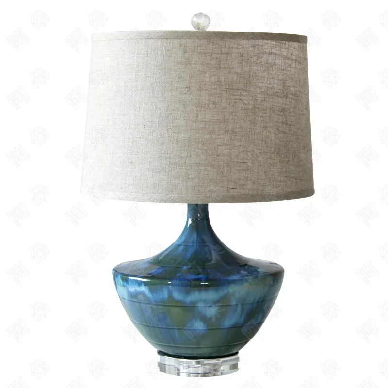 

Bedroom bedside creative simple romantic warm light living room table lamp