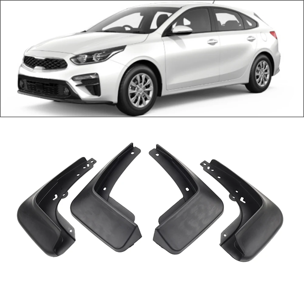 車のホイールフラップ,スプラッシュガード,ppおよびtpo,kia forte,K3 (bd),2019世代,2020, 2021, 2022, 2023, 4個