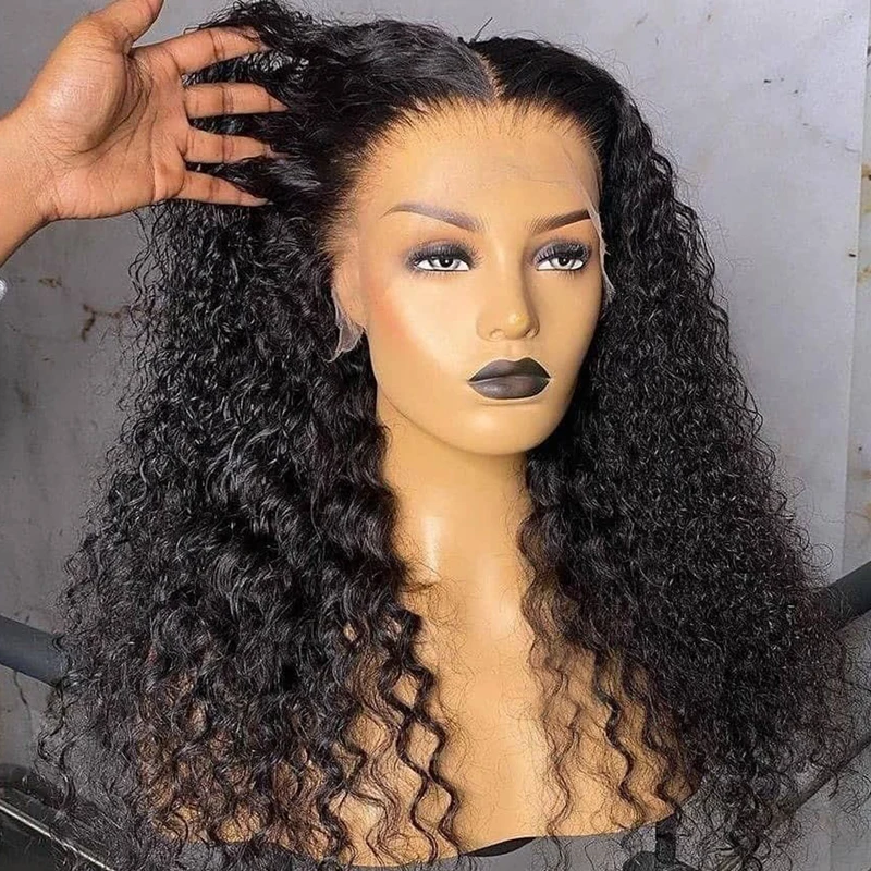 

Kinky Curly 13x4 Парики из натуральных волос на кружеве HD Парик из натуральных волос 13x6 Человеческие волосы вьющиеся предварительно выщипанные парики из натуральных волос Бразильские для женщин