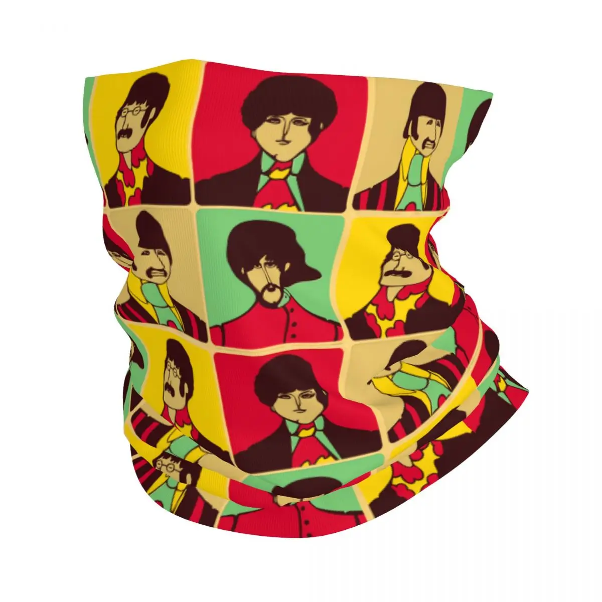 Custom The Beatle Heavy Metal Rock Bandana Neck Warmer Men Women Winter Hiking Ski Scarf Gaiter Face Cover