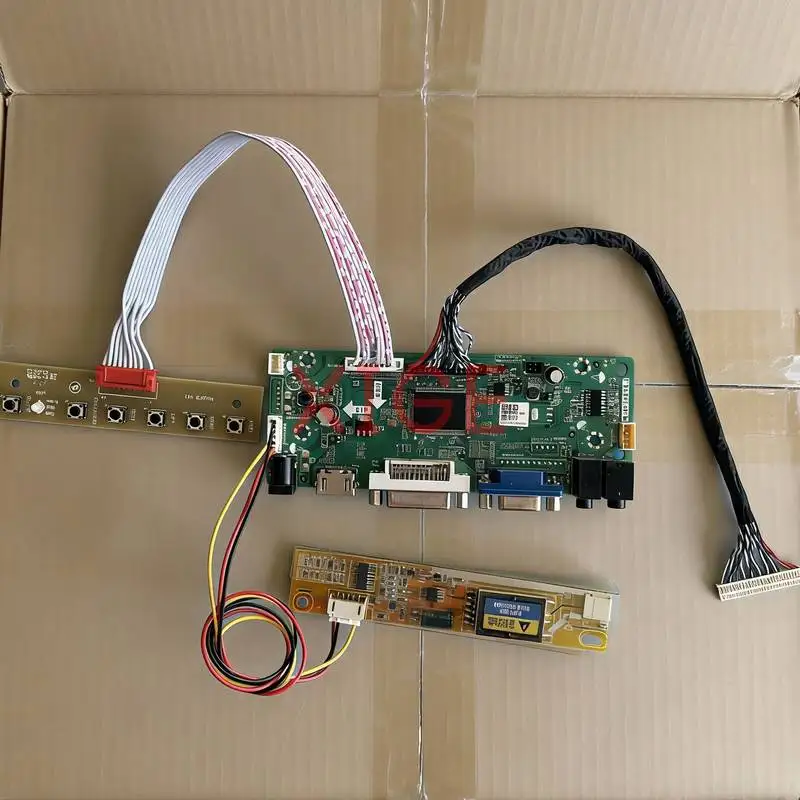 Screen Drive Controller Board Fit LP140WX1 LTN140W1 N140A1 CLAA140WA01 1280x768 30 Pin LVDS 1-CCFL 1280*768 VGA DVI HDMI Kit DIY