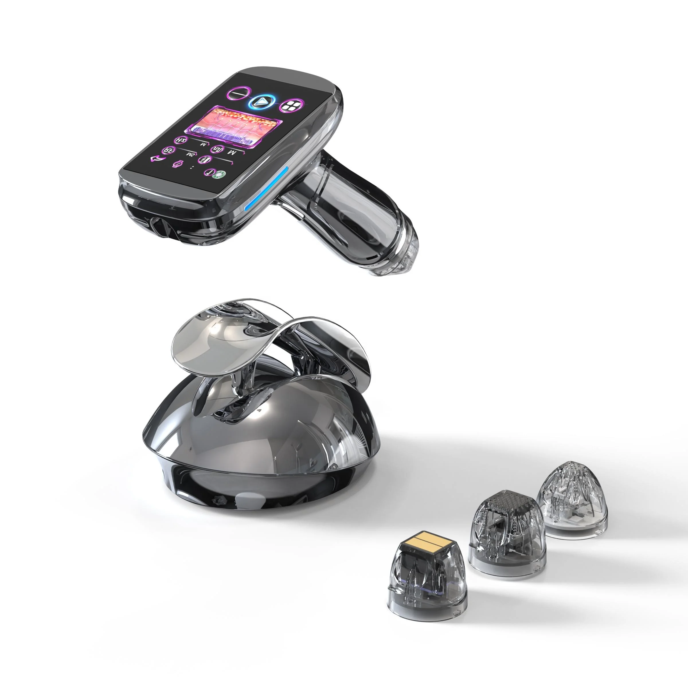 

High Quality Handheld Morpheus Device For Facial Body Care Acne Treatment With 4 heads