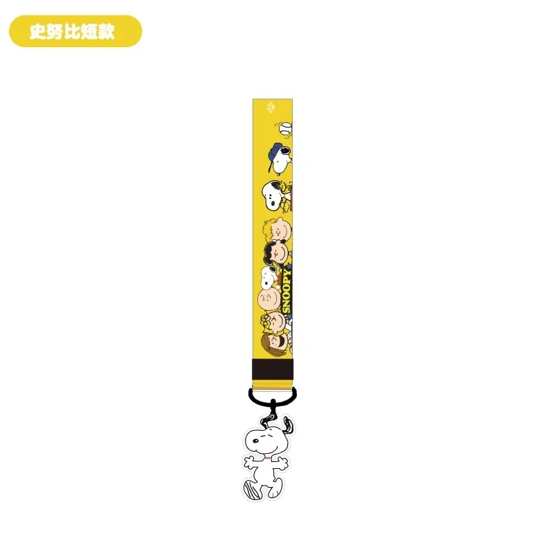 Snoopy Cartoon Lanyard Mobile Phone ID Keychain Neck Strap Anime Anti-lost Gift