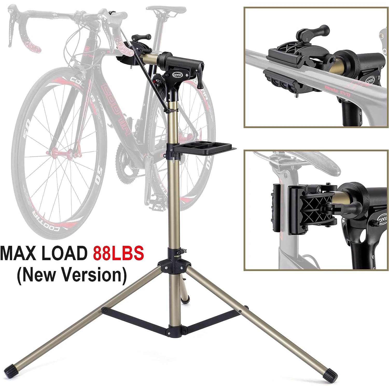 Bike Repair Stand 88lbs- E Bike Stand for Maintenance Workstand - Ebike Repair Stand Shop Home Mechanics for Mountain Bike