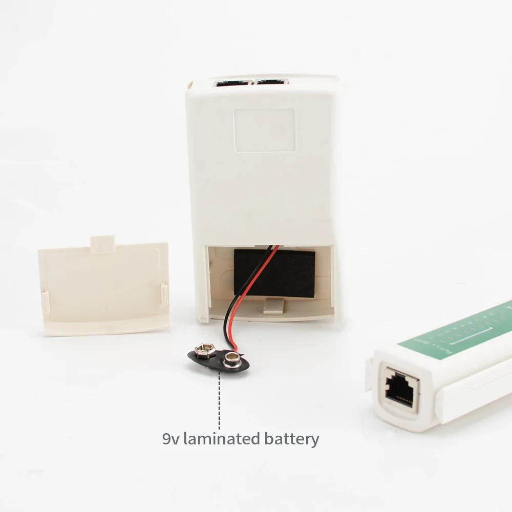 جهاز اختبار كابل الشبكة RJ45 أداة اختبار كابل إيثرنت Lan لكابل Cat5 Cat6 CAT7 8P 6P LAN وكابل الهاتف RJ11