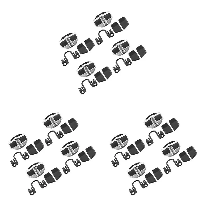12 Set Car For Door Stabilizer Latches Protector Cover For Subaru All Series BRZ XV Forester Legacy Outback Impreza WRX