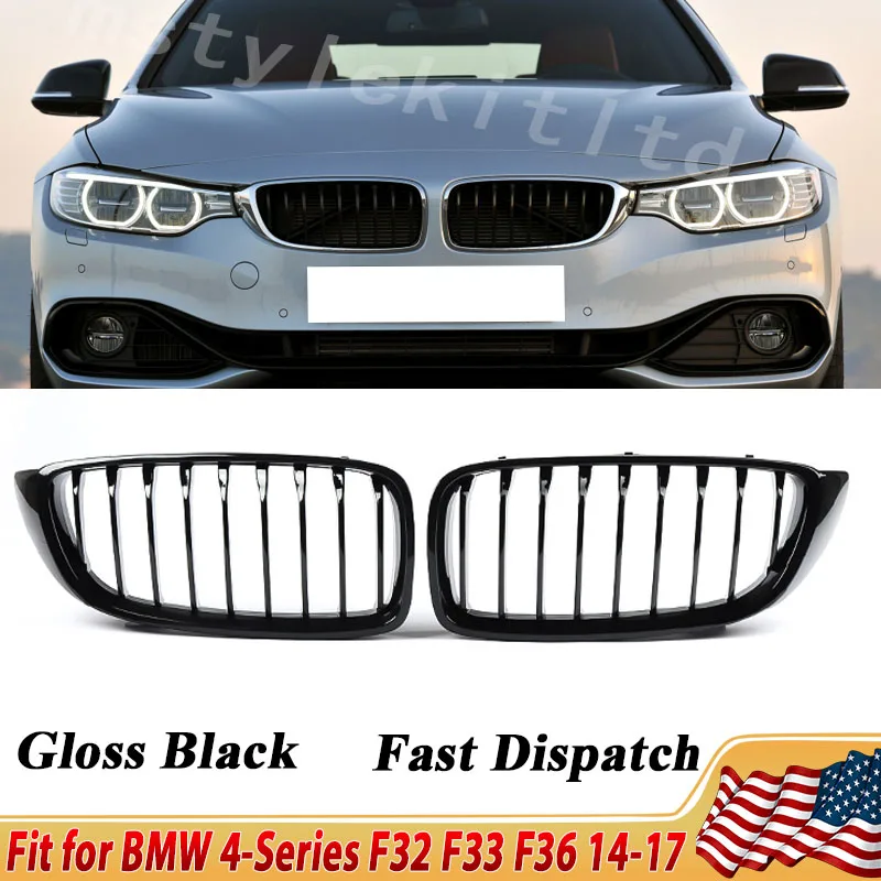 SAIQINGSP Gloss Black For BMW 4 Series F32 F33 F36 F82 F83 2013-2020 420i 428i 430i 435i 440i 418d CAR Accessories TOOLS