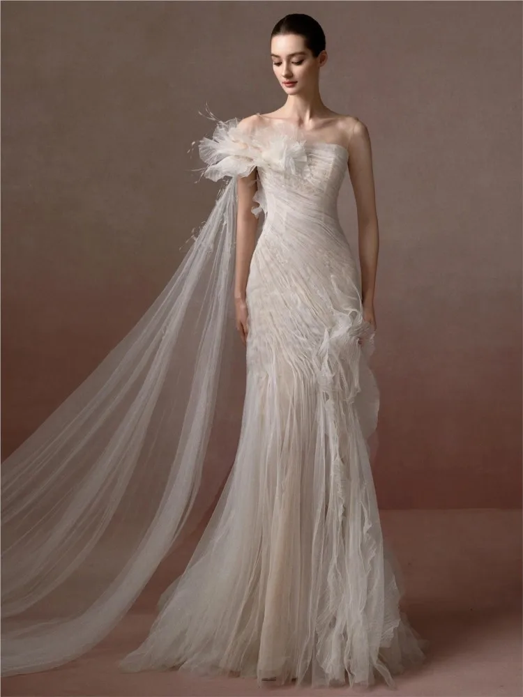 

A new light luxury fishtail dress for welcoming guests and going out