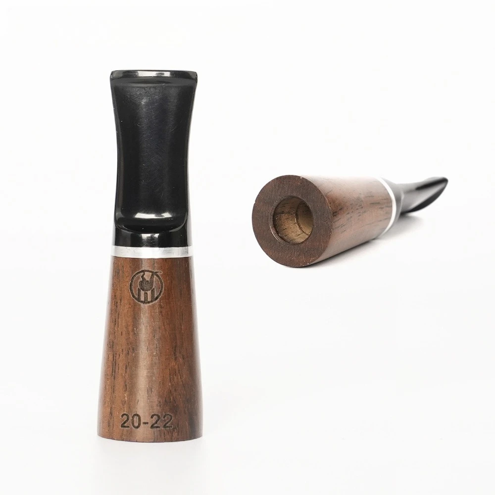 

Мундштук для сигар из палисандра ручной работы — улучшает рисование, подходит для большинства размеров сигар