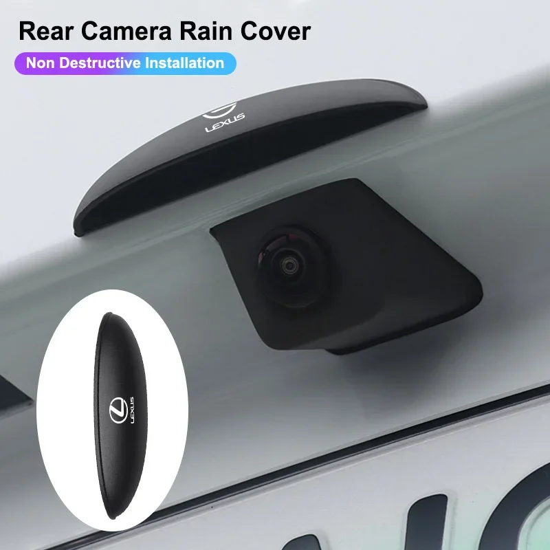 

Emblems Car Rearview Camera Rain Cover Silicone Weatherproof Protector For Lexus GX460 Ct200h IS250 ES 220D IS200 Fsport GS GX I