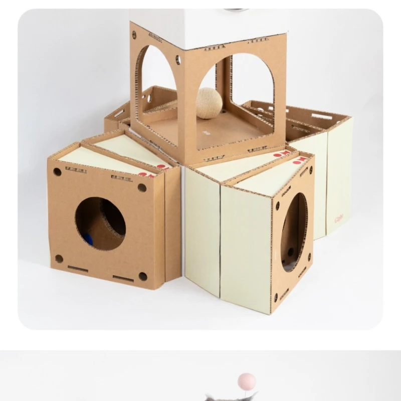 Small rocket, cat climbing frame, all-season cat safe house cat nest