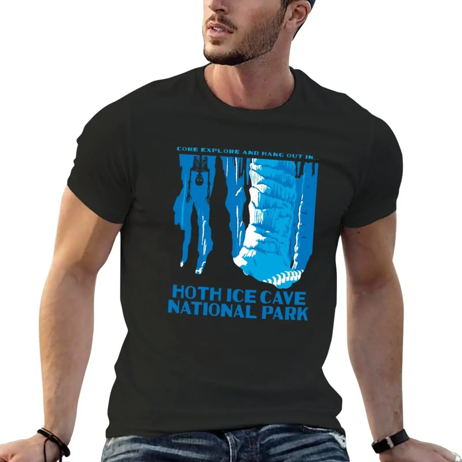 New Hoth Ice Cave National Park T-Shirt shirts graphic tees hippie clothes Blouse Tee shirt men t shirt