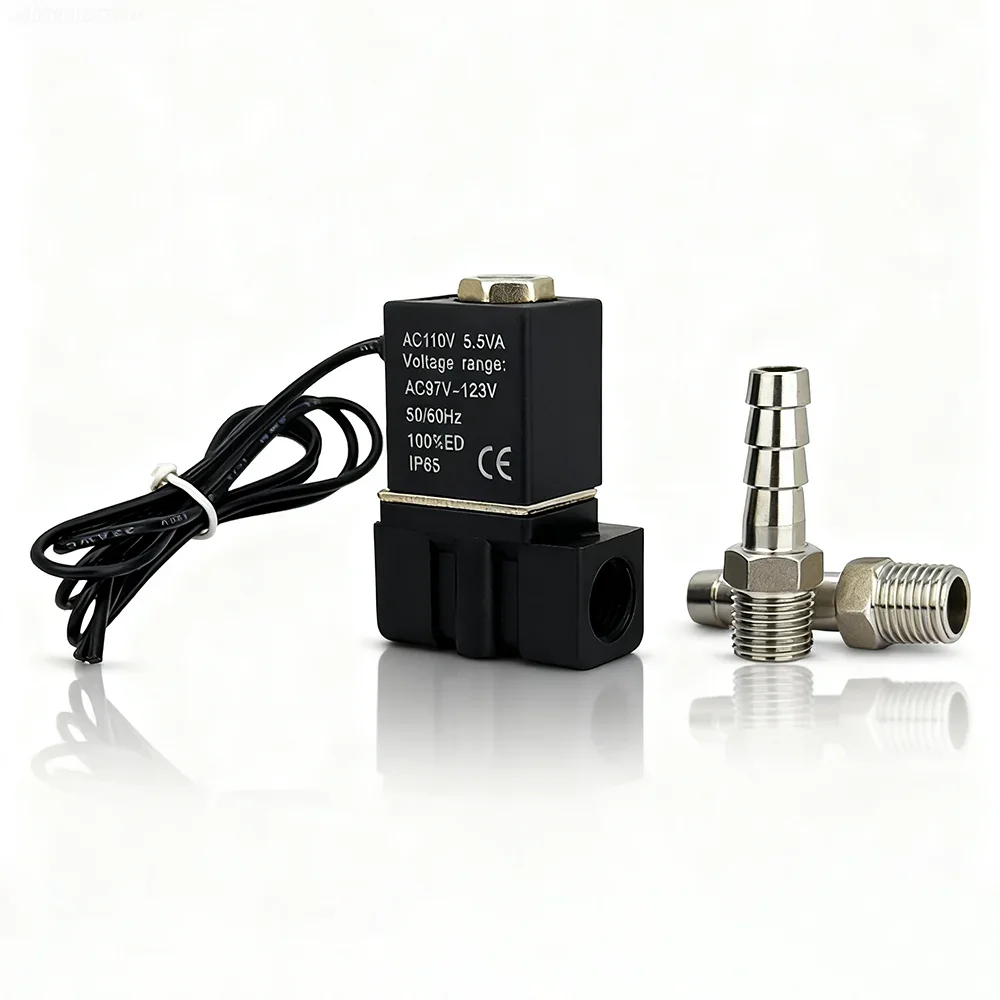 DC12/24V AC110/220V Normally Closed 1/4