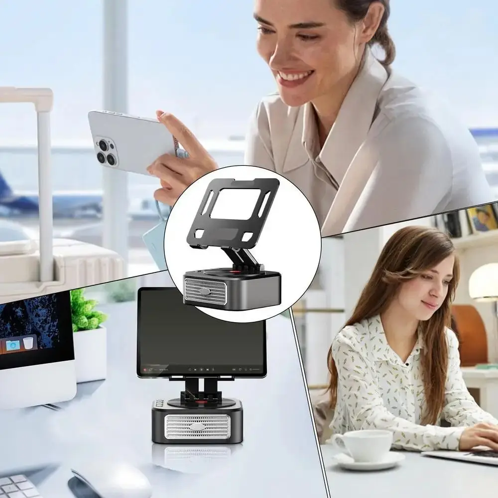 

K Song 3 in 1 Desk Tablet Stand Singing Foldable Broadcast Bracket High Sound Quality Innovative Wireless Bluetooth Speaker Home