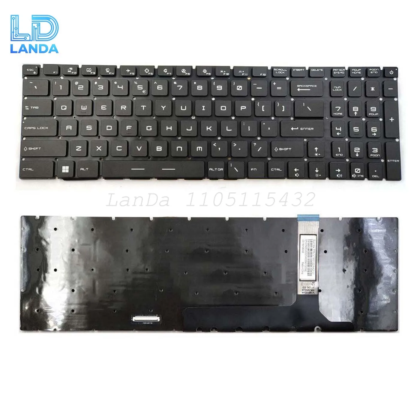 

Keyboard For MSI GE76 GP76 GS76 10UE/UG/UH 11UE MS-17K3/17K2/17K1 RGB Backlit