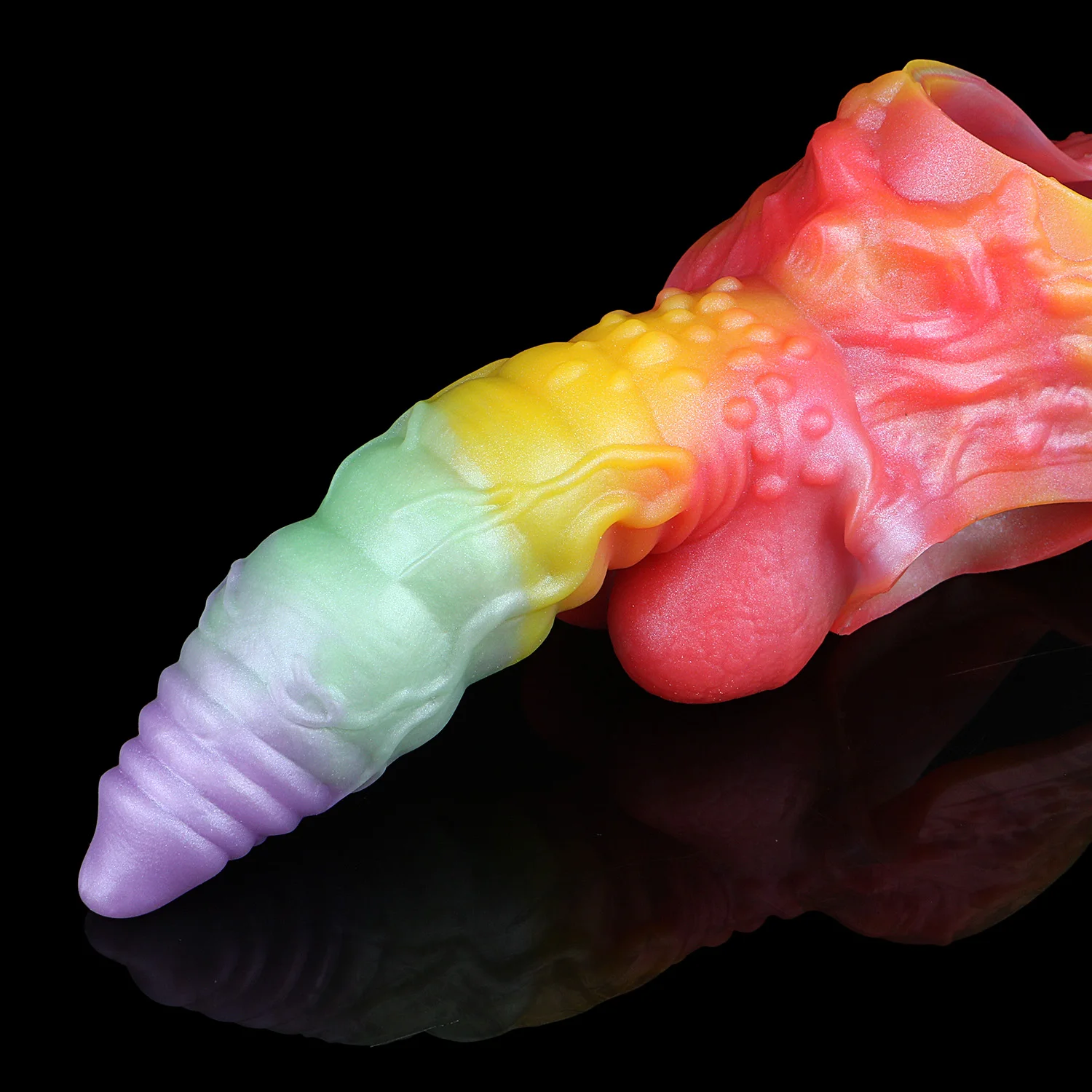 シャズ シリコン製パンティー 犬の結び目型ペニススリーブ エクステンダー 拡張器 ブリーフ型装着可能 馬の形をした中空ディルド 再利用可能なコンドーム 男性用セックストイ