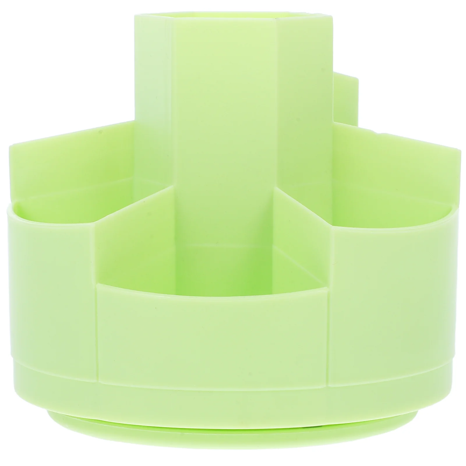 

Desk Organizer Rotating Brush Case Compartments Desktop Stationary Organizer cute pen holder