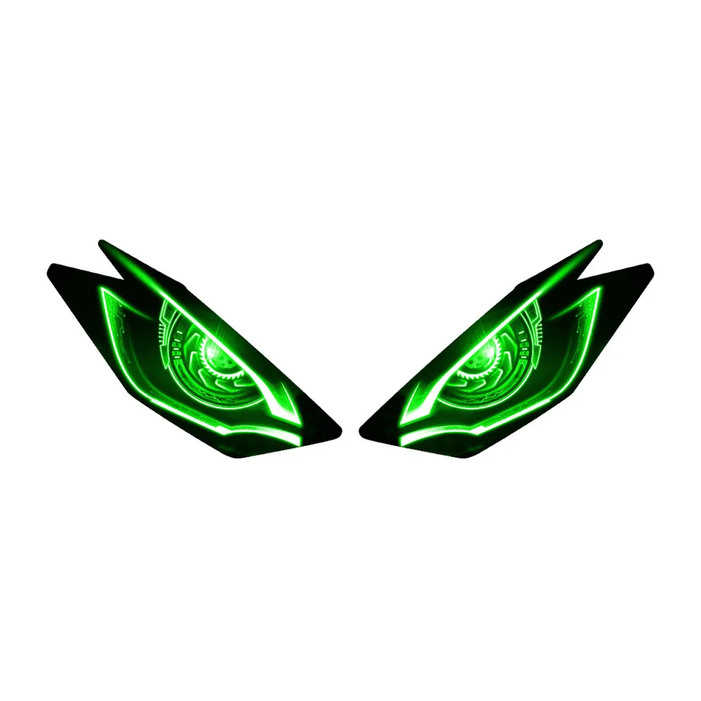 مناسبة لـ Kawasaki Z500 (2024-2025) طبقة حماية أمامية جديدة معدلة، ملصقات تزيين ضوء السيارة