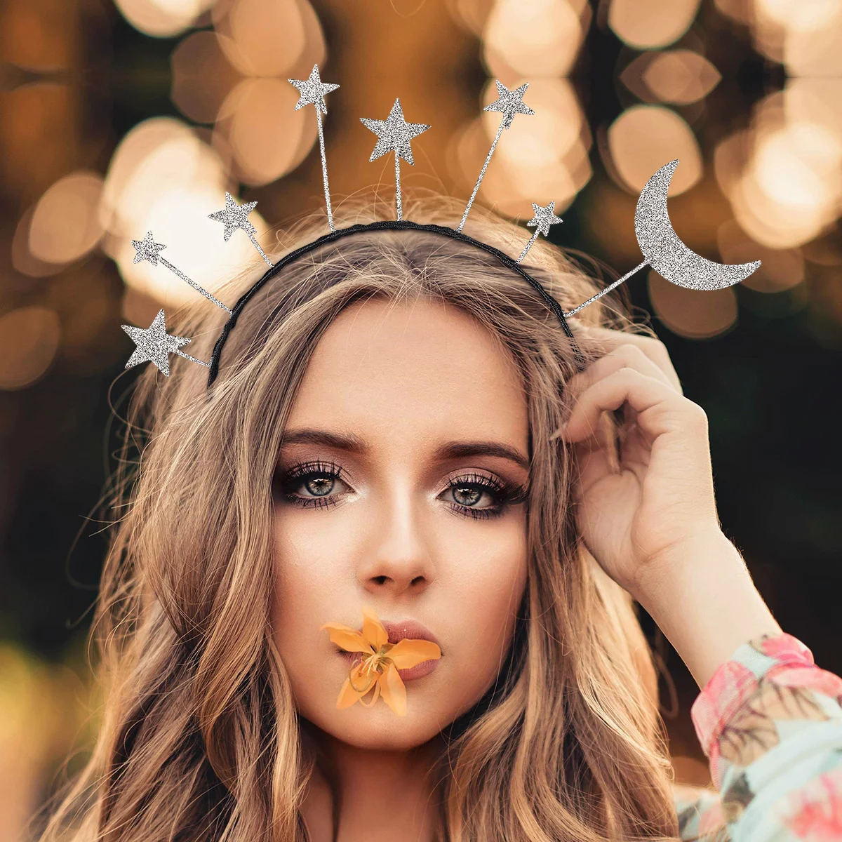 Accesorios para el cabello para fiesta de cumpleaños de estrellas, disfraces de Halloween, diadema navideña, tocado para hombre