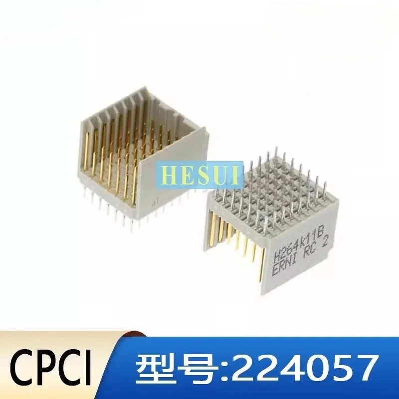 224057 Original CPCI Backplane Connector 40pin straight pin male 2.0mm with shielded socket