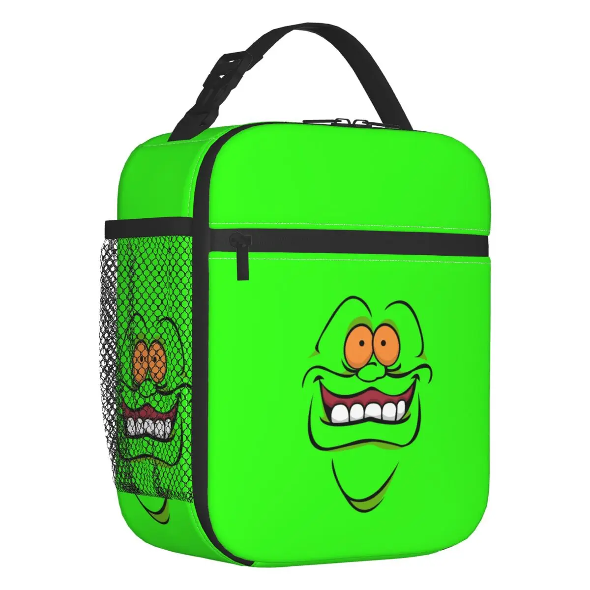 Ghost Buster Slimer Time Insulated Lunch Bags for Camping Travel Supernatural Comedy Film Portable Cooler Thermal Bento Box