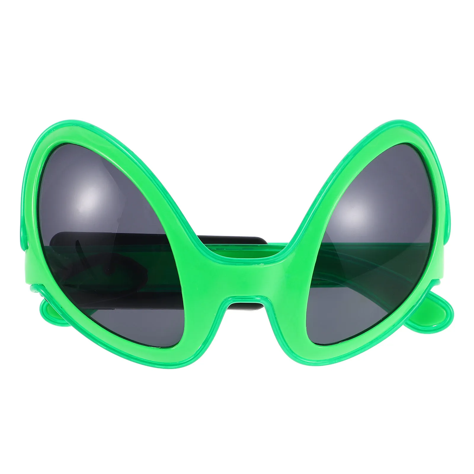 Alien Themed LED Light Up Sunglasses Neon Green Glow Effect Funny Party Glasses for Halloween Festival Carnival Rave Novelty