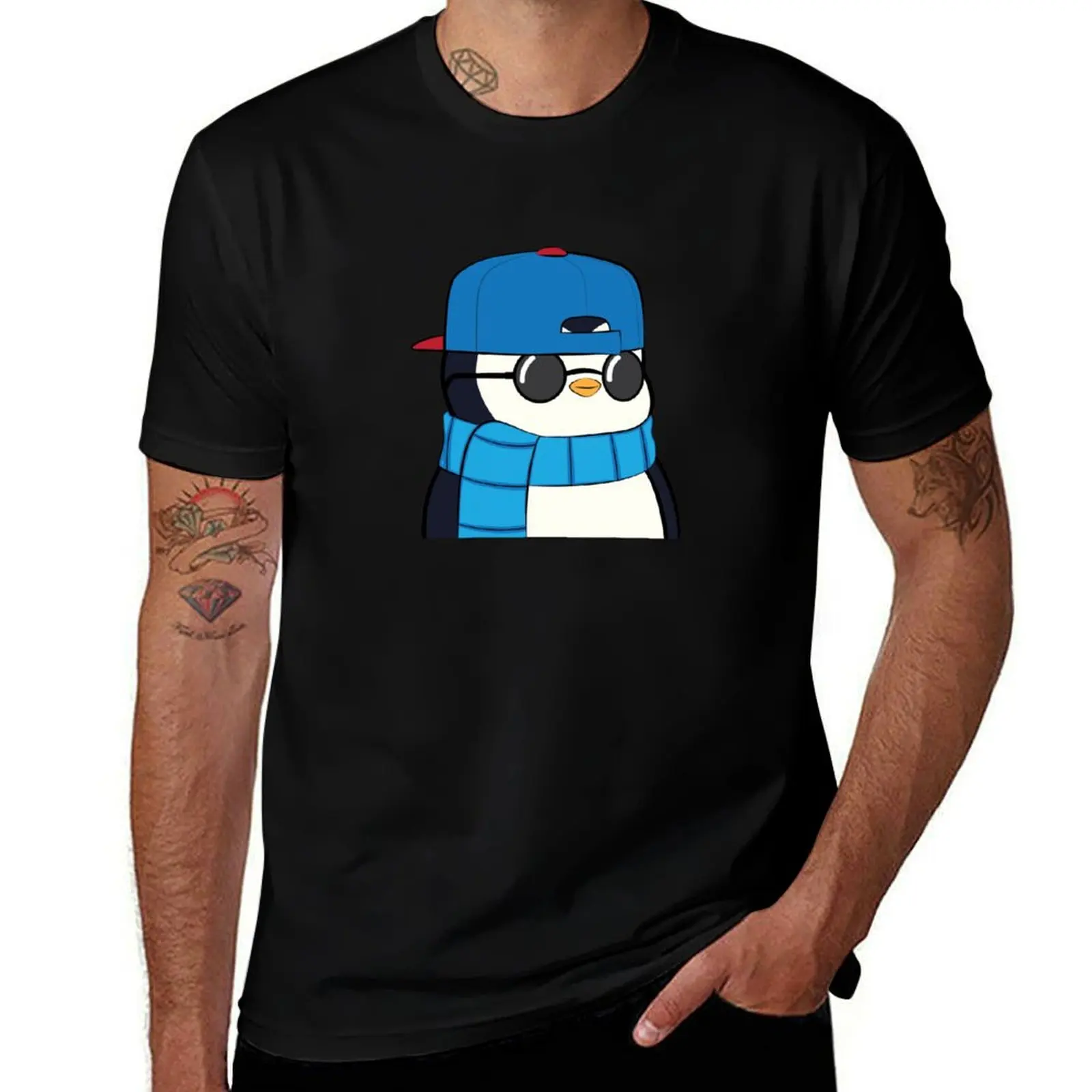 

cartoon Pudgy Penguin #3442 nft Funny animals T-Shirt funny t shirts dark humor graphic t shirts for man