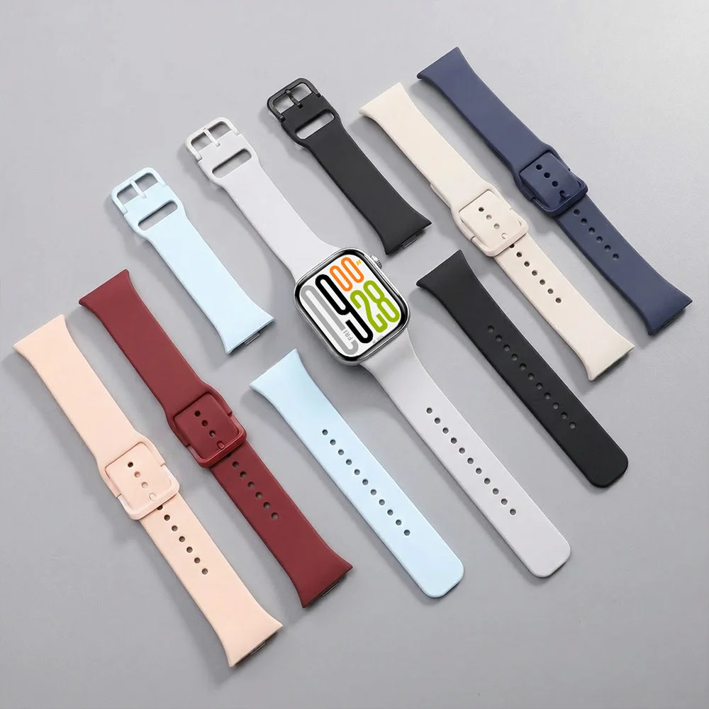 Original Strap For Redmi Watch 6 Active/6 Llite/Redmi watch 6/5/4 Silicone Bracelet Correa Xiaomi Mi Band 10 9 8 Pro Accessories