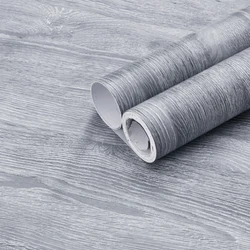 Classic Wood Grain PVC Stickers for Wardrobe Cupboard Table Furniture Waterproof Self Adhesive Wallpaper Home Decor Wall Papers