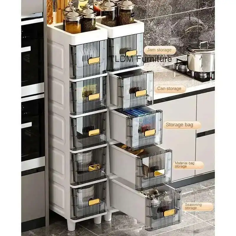 

Japanese Plastic Bathroom Cabinet for Toilet Drawer-type Waterproof Storage Cabinet Luxury Household Cabinets for Laundry Room