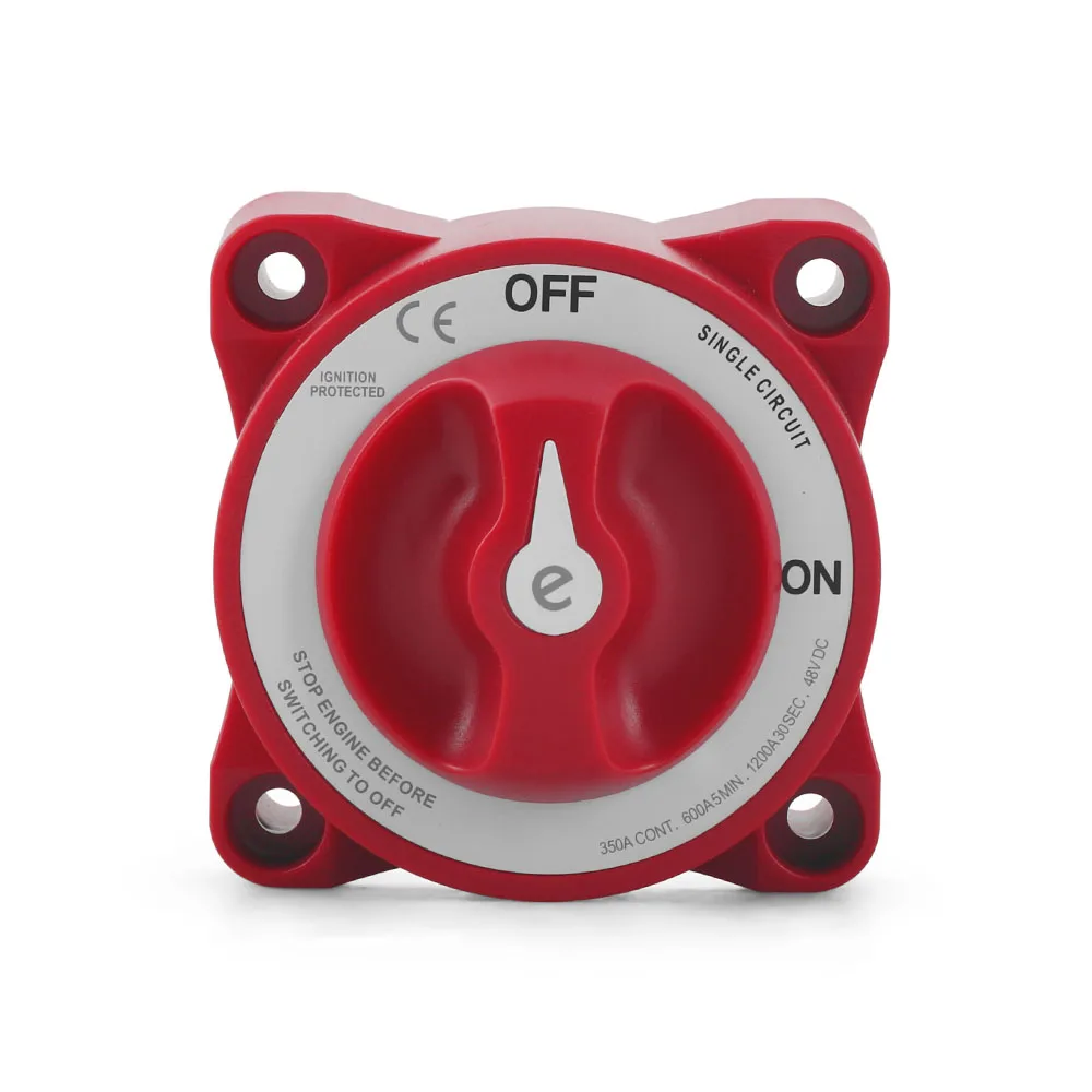9003E 2 Position Battery Switch 48V 350A E-series Single Circuit ON OFF Battery Disconnecter Isolator for Camper RV Boat