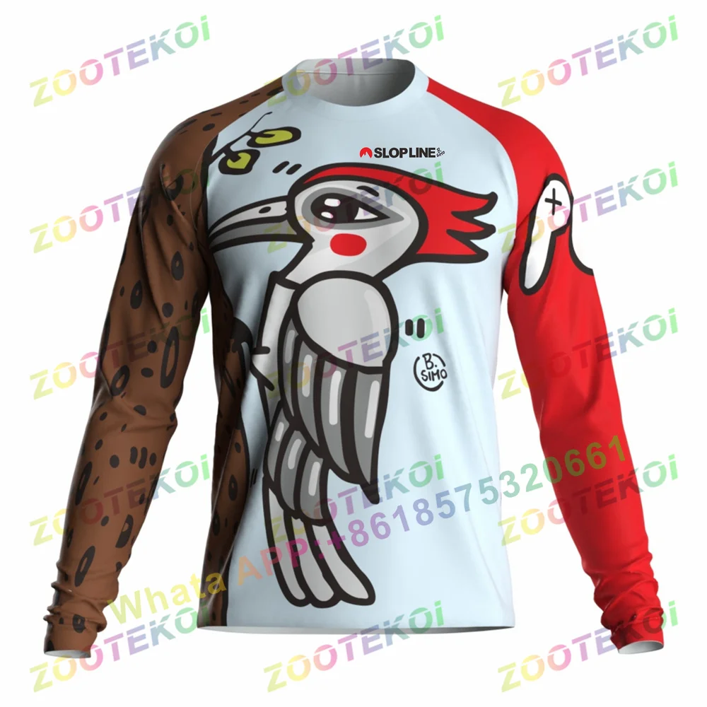 Slopline B. Simo Lange Mouwen T-shirt Motorbike Motocross Mx Dirt Bike Fietsen Dh Maillot Motorfiets Dirt Downhill Jersey